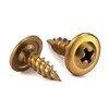 #8 x 1/2" Wood Screw 100Pcs Alloy Steel Standard Thread