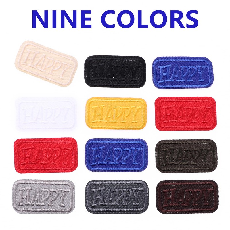 50pcs Random Assorted Styles Embroidered Patches, Sew On/Iron On Patch