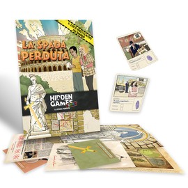 Hidden Games Crime Scene - The Lost Sword - Italian - Realistic Game of the Fact Scene, Exciting Detective Game, Escape Room Game