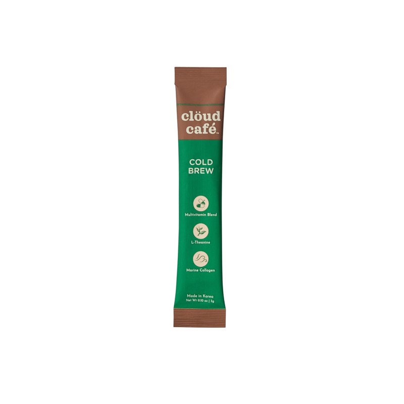 Clöud Café Collagen Infused Cold Brew Instant Coffee Packets -