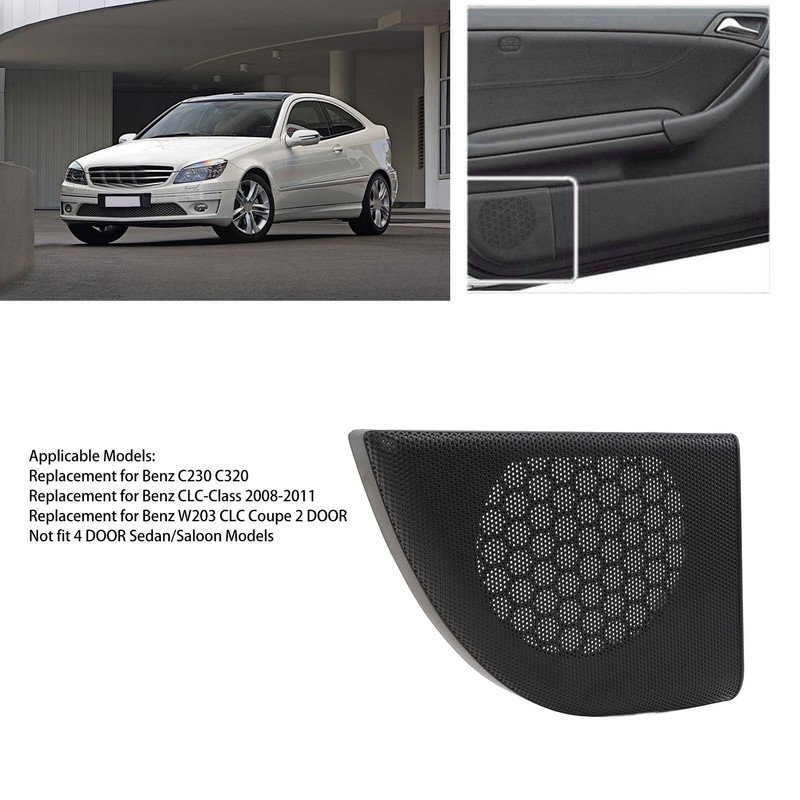 Door Speaker Cover Grille Interior Door Speaker Decoration Cover Trim