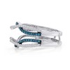 AFFY Blue & White Cubic Zirconia Guard Wrap Enhancer Ring
