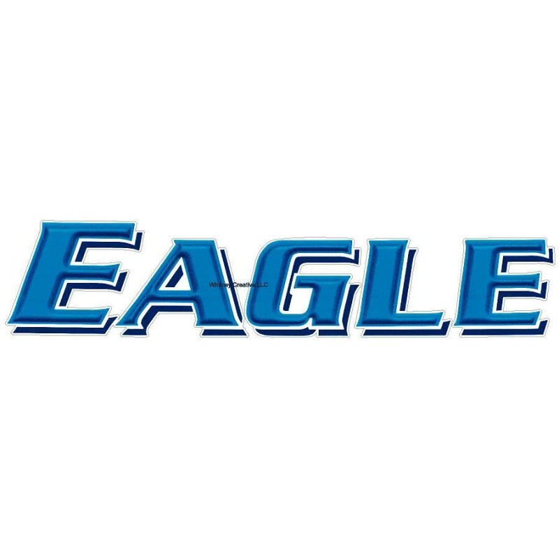Unbranded "Eagle" RV LOGO Graphic Jayco Lettering decal 5th Wheel