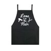 Love Is In The Hair Apron Stylist Business Girls Women