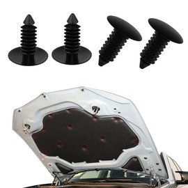 QZTYTY 4PCS Car Bumper Plug, Car Clips Fasteners, Fender& Bumper Shield Retainer, Universal Bumper Shield Fender Liner Push Pin Retainer Clips Car Accessories for 7mm Rivets Car Plate Hole