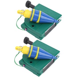 Pack of 2 3 Metre Alloy Steel Magnetic Wire Hammer Cord Drop Plummet Bobs Lot Bob Setter