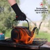BBQ Cooking Heat Resistant Gloves, 1472°F(800ºC) Extreme Heat Resistant Grilling