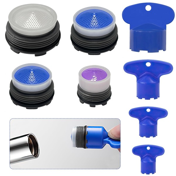 8 Pieces Faucet Aerator Tap Aerator Faucet Strainer Aerator M16.5