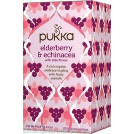 Pukka Herbs Elderberry & Echinacea Tea 20 sachet