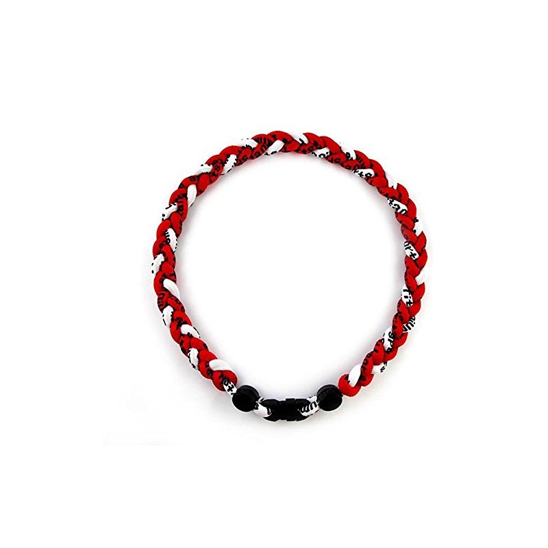 MapofBeauty 18 Inches Three Braided Rope Sport Style Tornado Necklace