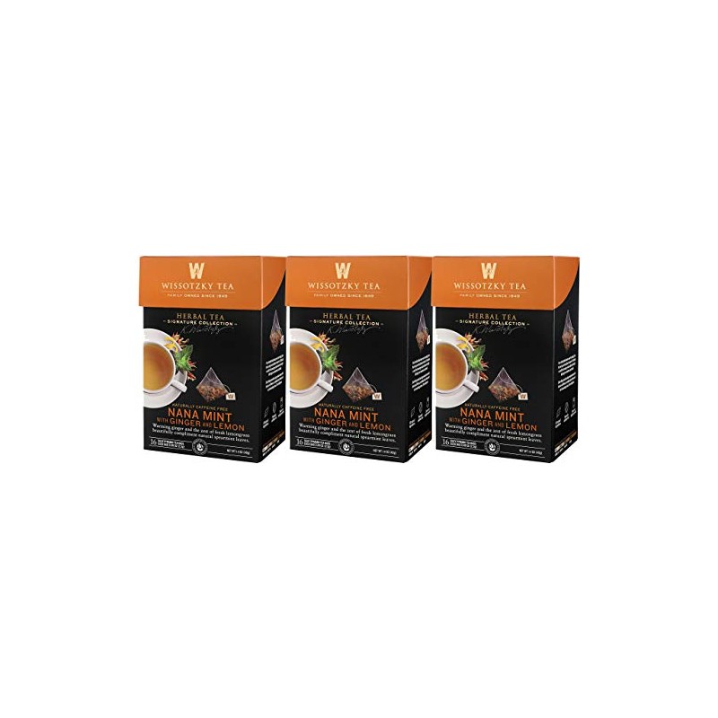 Wissotzky the Signature Collection Tea, Nana Mint with Ginger And