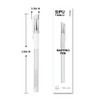 5PCS microblading eyebrow white mapping pen, eyebrow Outline Tattoo skin