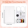 Knitgrip 25 Boxes Mini Travel Sewing Kit Quick Fix Sewing