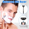 4Pcs Razor Blades Refills with 1 Handle Razors for Mach