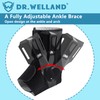Dr.Welland Ankle Brace with Side Stabilizers -Adjustable Ankle Support for