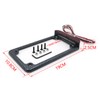 HTTMT MT294-003- Universal Compatible with/Suzuk/Yamah/Kawasak Complete LED License Plate Frame