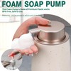 Bosilunlife Ceramic Foaming Soap Dispenser - 12 oz Foam Hand