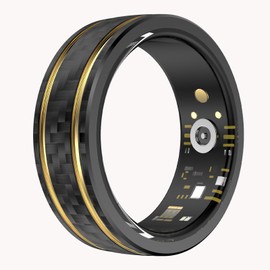 Loluka Smart Ring with Step Tracker Health Tracker with Sleep Monitor Heart Rate Monitor Family Care Fitness Ring Fitness Tracker No Subscription Fee for Android iOS Black 13