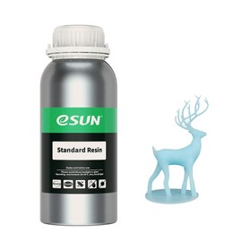 eSUN - Resina fotopolímero estándar para impresoras 3D LCD, UV 405 nm 500 g, Sky Blue (3Dpn Plastic)