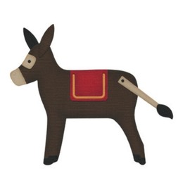 QuicKutz We R Memory Keepers 4-Inch by 4-Inch Die, Pin The Tail on The Donkey