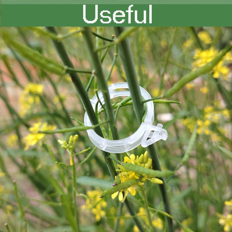 Secured Plastic Plant Clip, Plant Support Clips, Garden Clips for