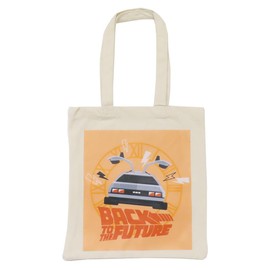 Marushin Back to the Future Tote Bag Canvas Tote / Orange Time