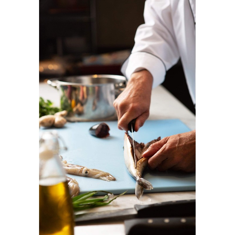 Commercial Blue Cutting Board - 24 x 18 Extra Large