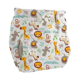 Popolini Snap2Fit Overtrousers 4-15 kg for Cloth Nappies (Wildlife Colourful)