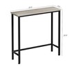 Mordchil HF Narrow Console Table, 29.5" Small Entryway Table, Accent