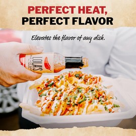 Lola's Fine Hot Sauce Original, All-Natural Red Jalapeños, Habanero, Lime, & Garlic Blend, Gluten-Free, Keto, & Vegan, Family Recipe Hot Sauce for Eggs, Tacos, Meats, & More, 5 oz, 4-Pack