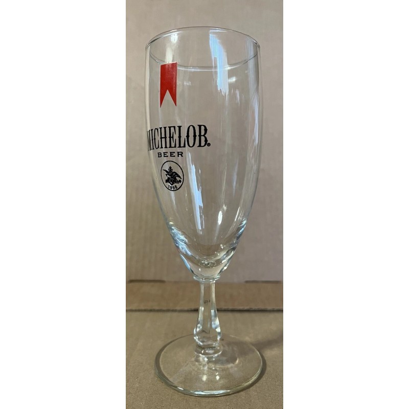 Michelob Vintage Michelob Beer 7-3/4" Stemmed 10 fl oz Pilsner