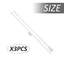 3-Piece Blind Rod Set with 3 Hooks and Handles, Vertical Blind Maintenance Accessories, Blind Opener, Suitable for Blinds and Curtains