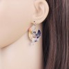 NEWEI Acrylic Cute Chicken Earrings Dangle Charms Chicken Gifts for