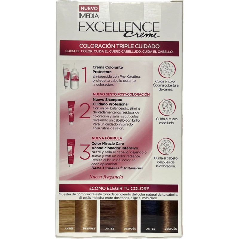 L'Oréal L'Oreal Excellence Crème #7.3 Golden Blonde (RUBIO DORADO) Made