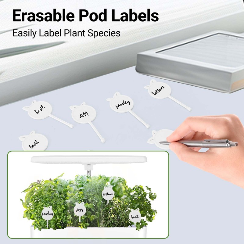 Large Hydroponics Growing System 14 Pods, Indoor Herb Garden with