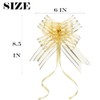 Pull Bows for Gift Wrapping, Gold Gift Bows for Presents,