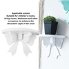 Wooden Bow Shelf Cute Bow Nordic Style Tie Shape Density