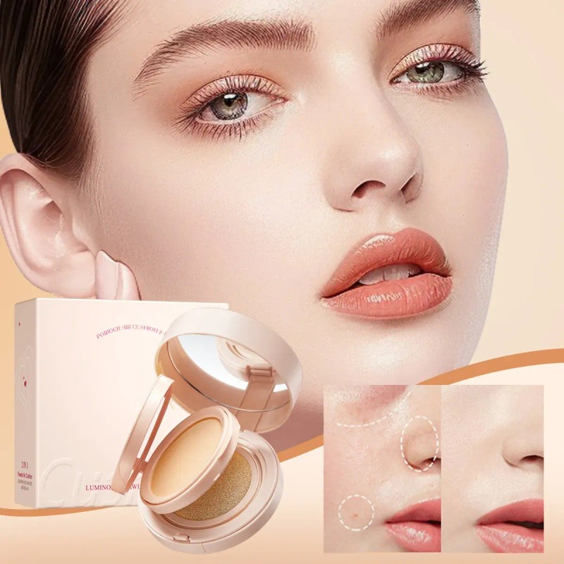 Corrector Powder Air Cushion Luminous Cream 2 En 1 Powder
