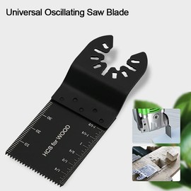 20PCS 35mm Multi Tool Blades Universal Oscillating Saw Blades, Professional Wood Metal Cutter Quick Release for Fein Multimaster, Ryobi, Milwaukee, Bosch, Dremel, Dewalt, Rockwell, Makita and More
