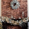 GWHOLE 21 Nochebuenas Navideñas Adornos para Árbol de Navidad, 10/12/16cm