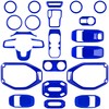 23PCS Full Set Interior Decoration Trim Kit for Jeep Wrangler