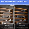 LUXJET Rechargeable Motion Sensor Wardrobe Light, 3.3ft Flexible LED Strip