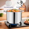 20 QT Stainless Steel Large Stock Pot, LIANYU Heavy Stockpot