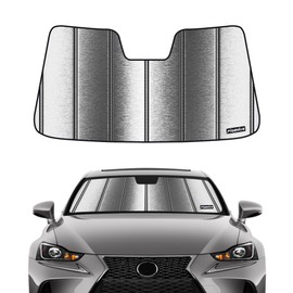 Pigenius Windshield Sun Shade for Lexus IS200t/IS250/IS300/IS350/IS F 2014-2020 - Metallic