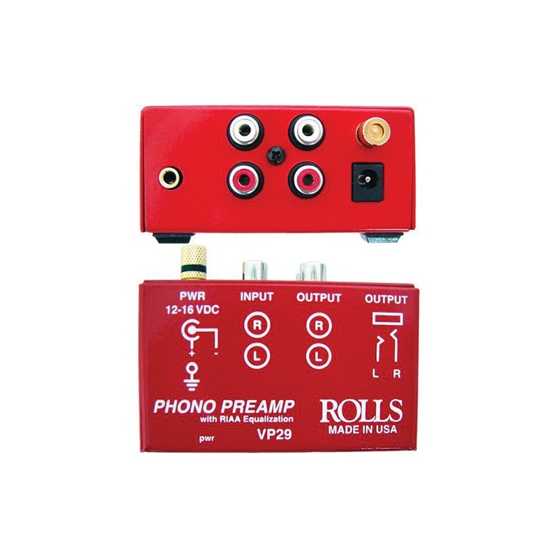 Rolls VP29 Phono Preamp with 2 RCA Male to 2