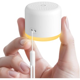 White Noise Machine with Night Light, 18 Soothing Sounds Portable Sound Machine for Baby Adults, Mini Travel Sound Machine for Sleeping with Memory Timer, Office Hotel Gift