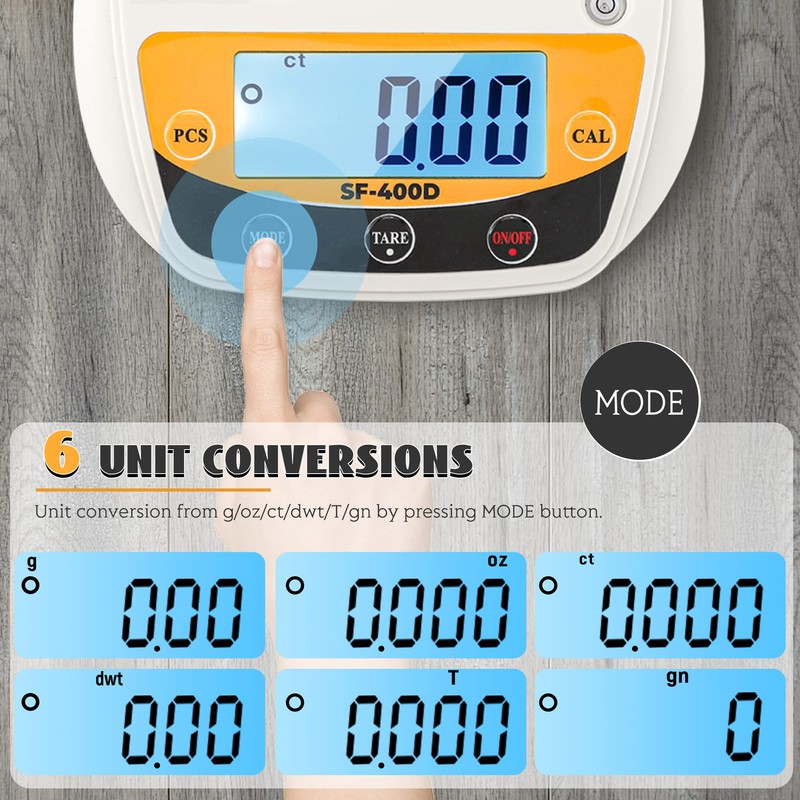 Bonvoisin Digital Lab Scale 600g x 0.01g Precision Electronic Scale