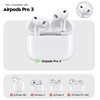 MINSCOSE for AirPods Pro 3 Clear Case,Cool Leopard Flower Collage