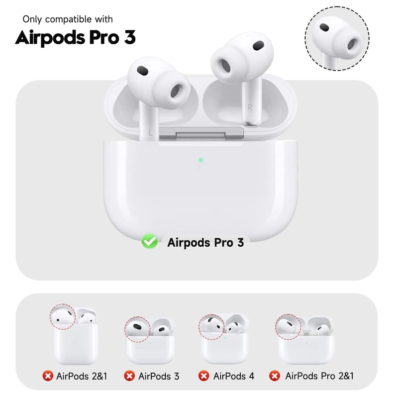 MINSCOSE for AirPods Pro 3 Clear Case,Cool Leopard Flower Collage