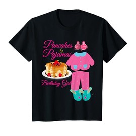 Pajamas & Pancakes Slumber Party Shirt Girls Outfit Gift T-Shirt